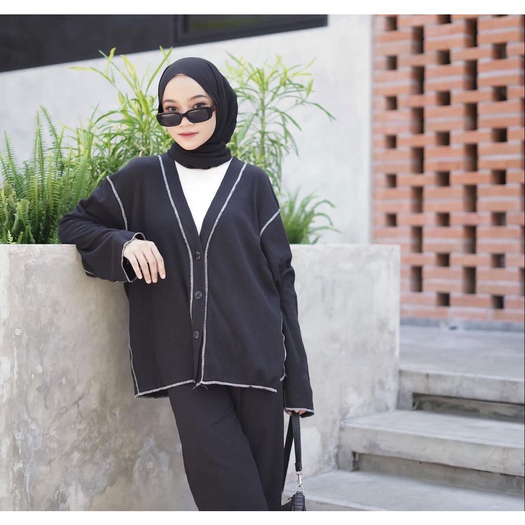 1KG MUAT 5PCS | ELLY CARDIGAN OUTER KARDIGAN BOBAL HITS OOTD SELEBGRAM TERBEST SELLER KOREAN STYLE