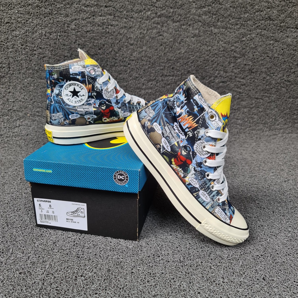 OBRAL SEPATU CONVERSE 70S HIGH X BATMAN ROBIN CHINATOWN MARKET 38-43 GRADE ORIGINAL