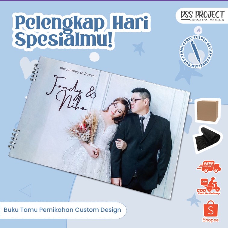 Jual Buku Tamu Custom Guest Book Custom Buku Tamu Shopee Indonesia