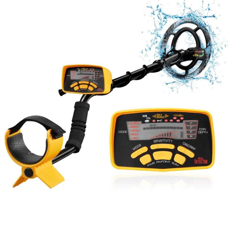 Pendeteksi Logam Metal Gold Silver Detector Finder 6V - MD6250 - Black/Yellow