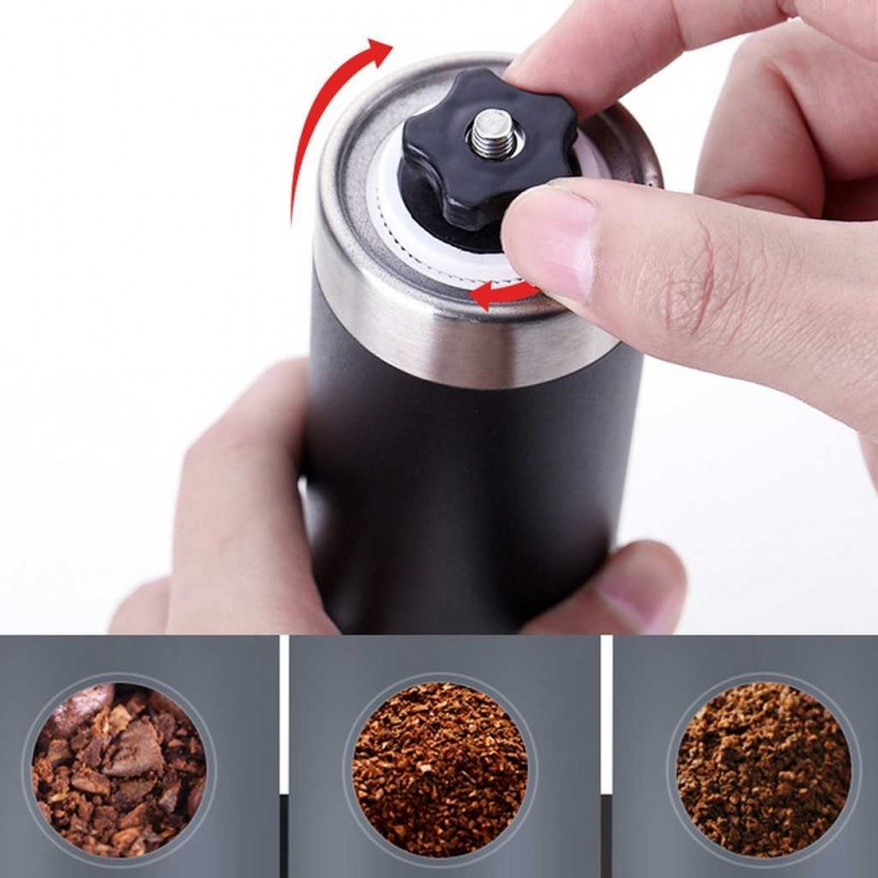 Penggiling Biji Kopi Manual Coffee Bean Grinder Pisau Stainless