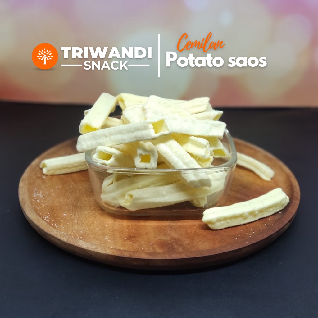 

Potato saos stik kentang kemasan 100 - 250 gr TRIWANDI SNACK oleh oleh bandung