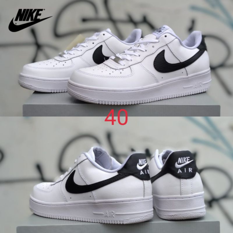 Sepatu Nike Air.Force One bahan kulit kualitas eksport Made in Indonesia free box bisa.COD pembayara