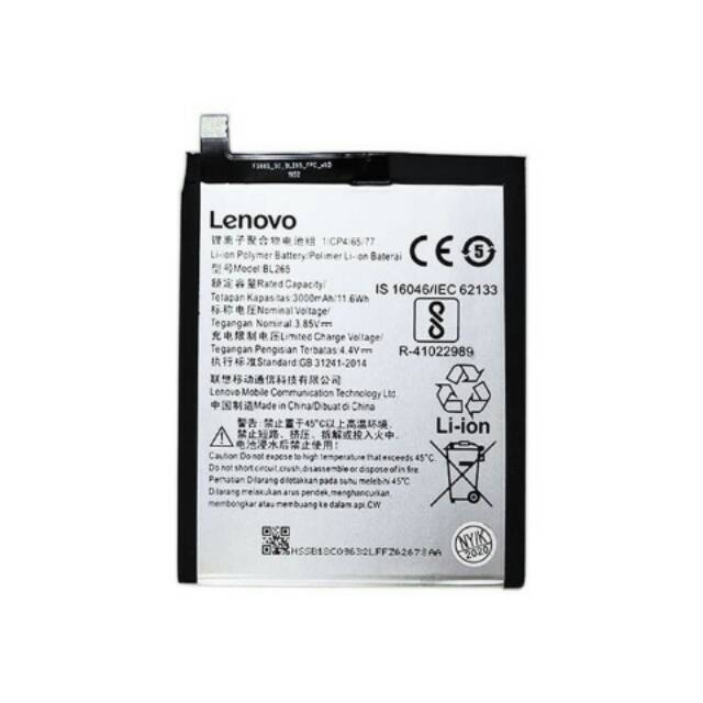 batre batere baterai motorola moto m lenovo bl265