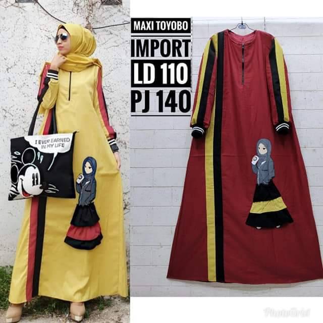 Gamis bahan toyobo