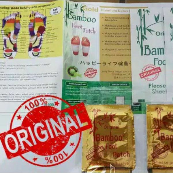 Bamboo Gold Koyo Kaki Premium Detox Foot Patch Original