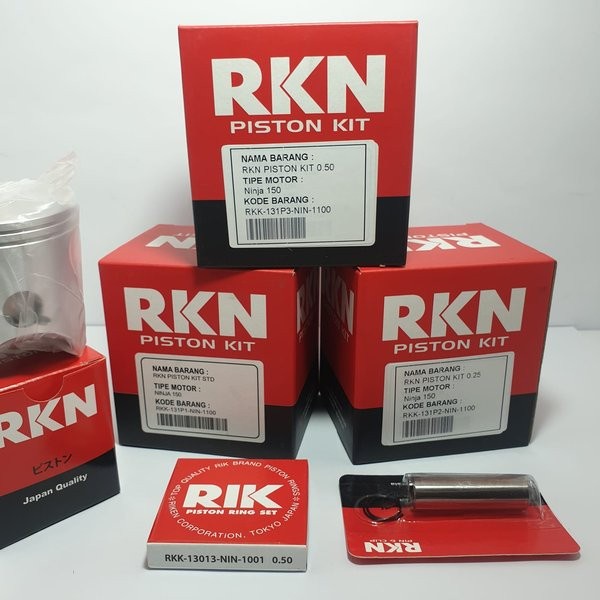 Seher Piston Kit Kawasaki Ninja R RR 150 2T Std Standar 0.25 0.50 RKN