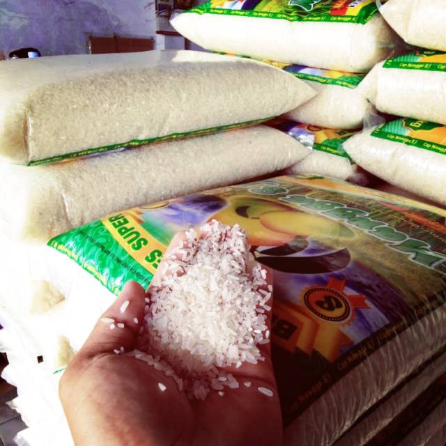 

Beras Beras murah Beras putih Beras kemasan premium Cap Mangga Beras Murah Premium cap Mangga super.