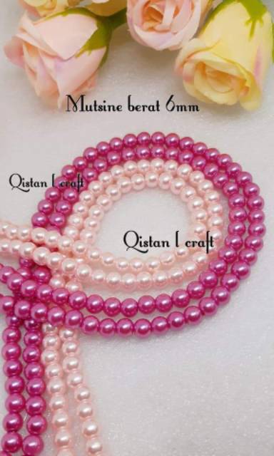 Mutiara berat sintetis 4mm 6mm 8mm