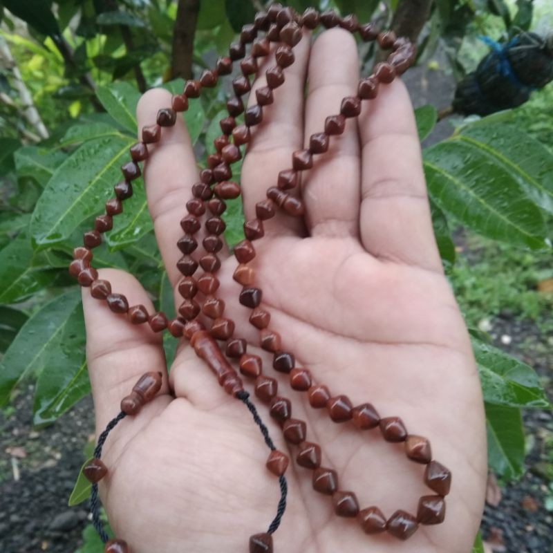 tasbih kaoka asli / tasbih 99 kaoka motif wajik dan bulat