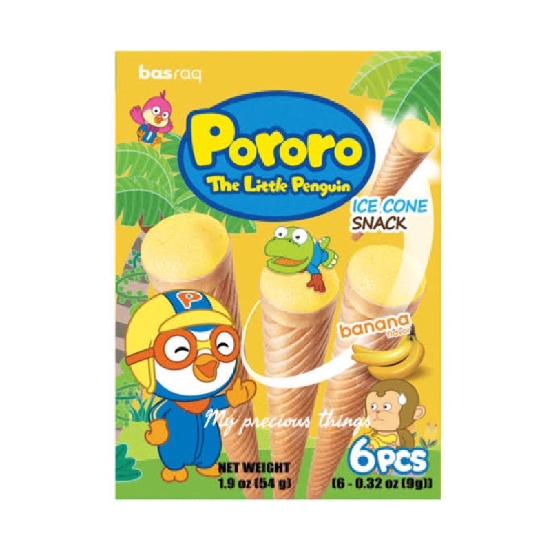 

Snack icecon pororo rasa pisang