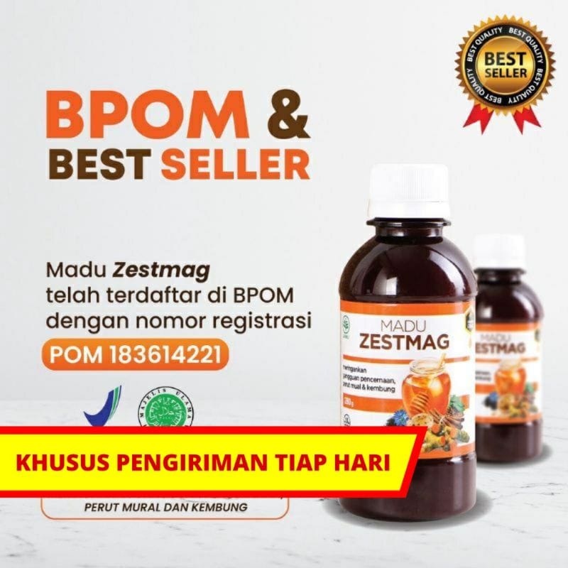 

MADU ZESTMAG Obat Herbal Penurun Asam Lambung Gerd Anxienty Maag Kronis Luka Radang Lambung Ampuh