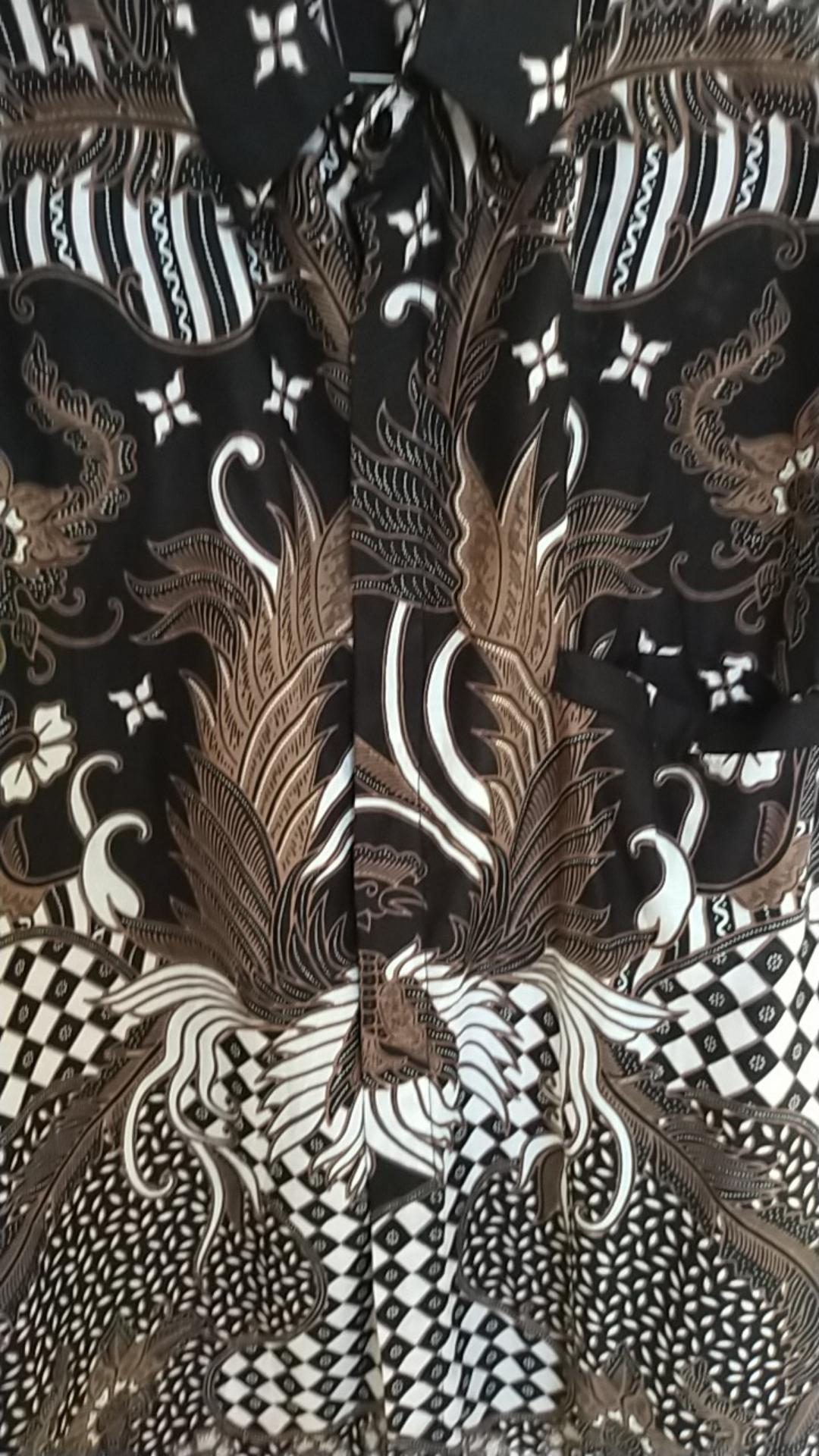 Kemeja Batik Pria Jumbo 4l-5l Lengan Pendek Atasan Baju Hem Pria Big Size Ukuran Besar Mrs-pl