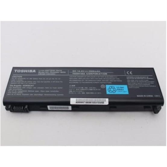 Baterai Toshiba Tecra L2, L10 L15 L25 L20 L100 PA3450U PABAS083 ORIGINAL