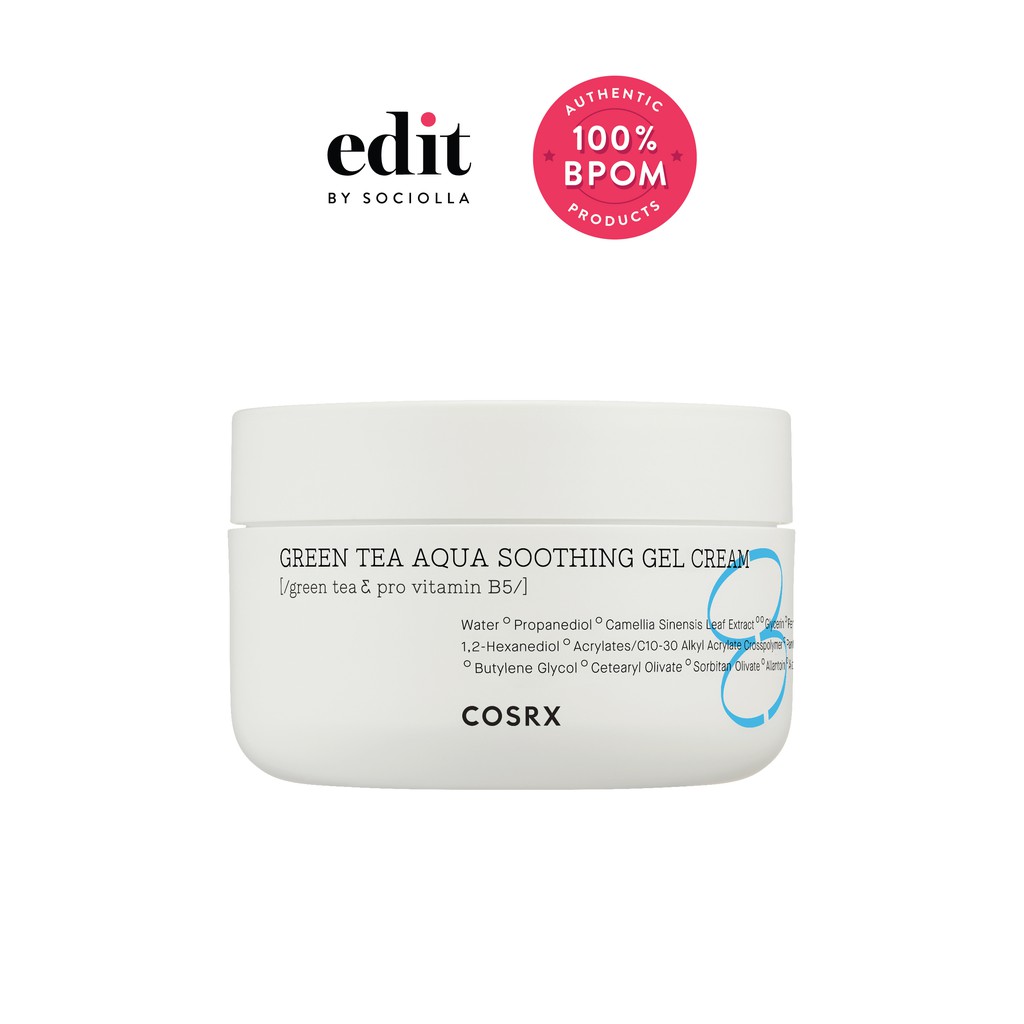 

Cosrx Hydrium Green Tea Aqua Soothing Gel Cream 50gr Edit by Sociolla
