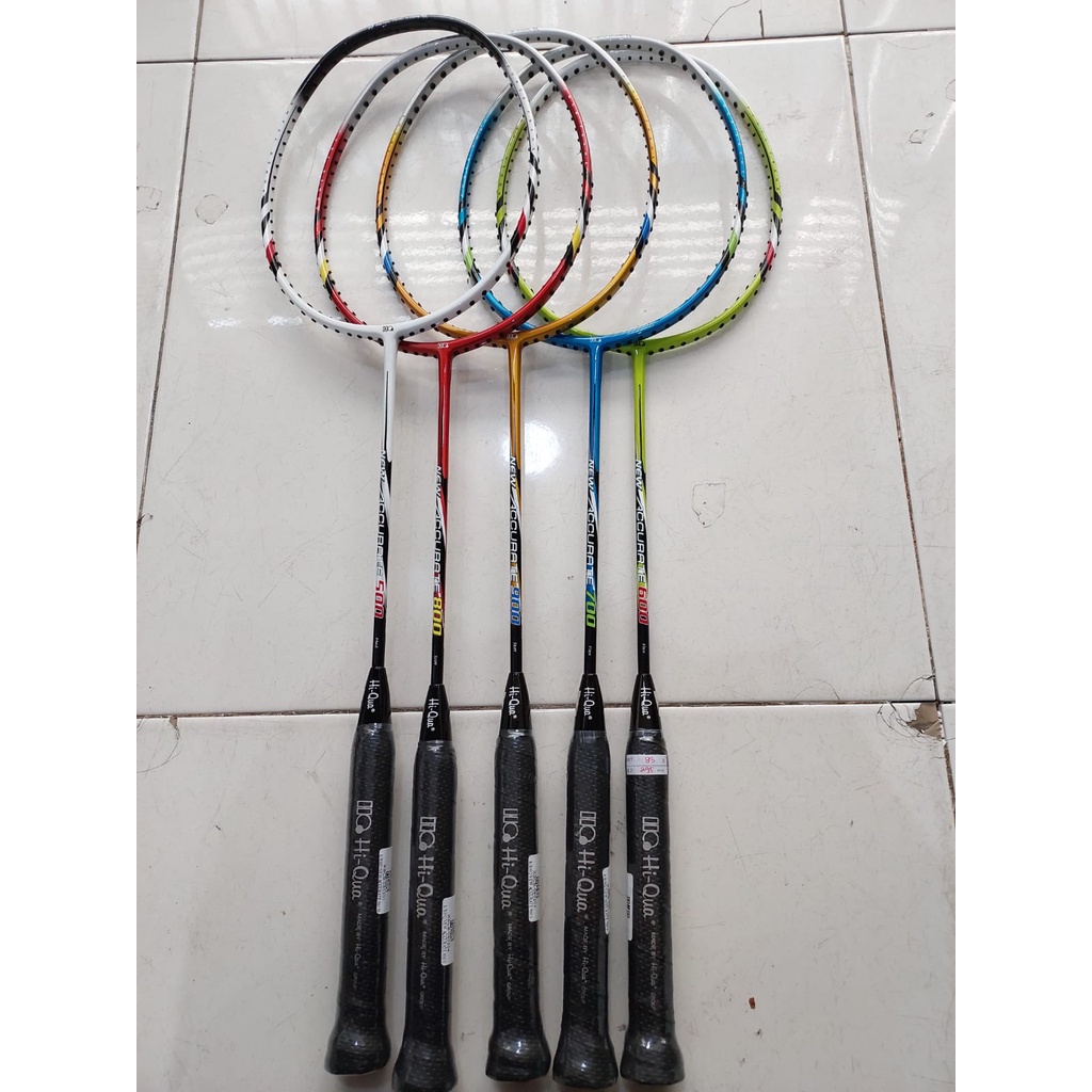 RAKET BADMINTON HI-QUA NEW ACCURATE 500/ 600/700/800/900 ORIGINAL