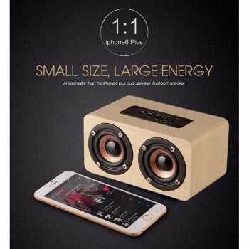 Desktop Bluetooth Speaker Stereo Subwoofer W5 / Speaker Kayu Bluetooth Speaker Bluetooth Bass / Speaker Bluetooth Desktop Subwoofer W5 Bahan Kayu Desain Elegan / Speaker Portable Bluetooth Shock Bass Kuat / Speaker Bluetooth Subwoofer Bass Speaker Aktif