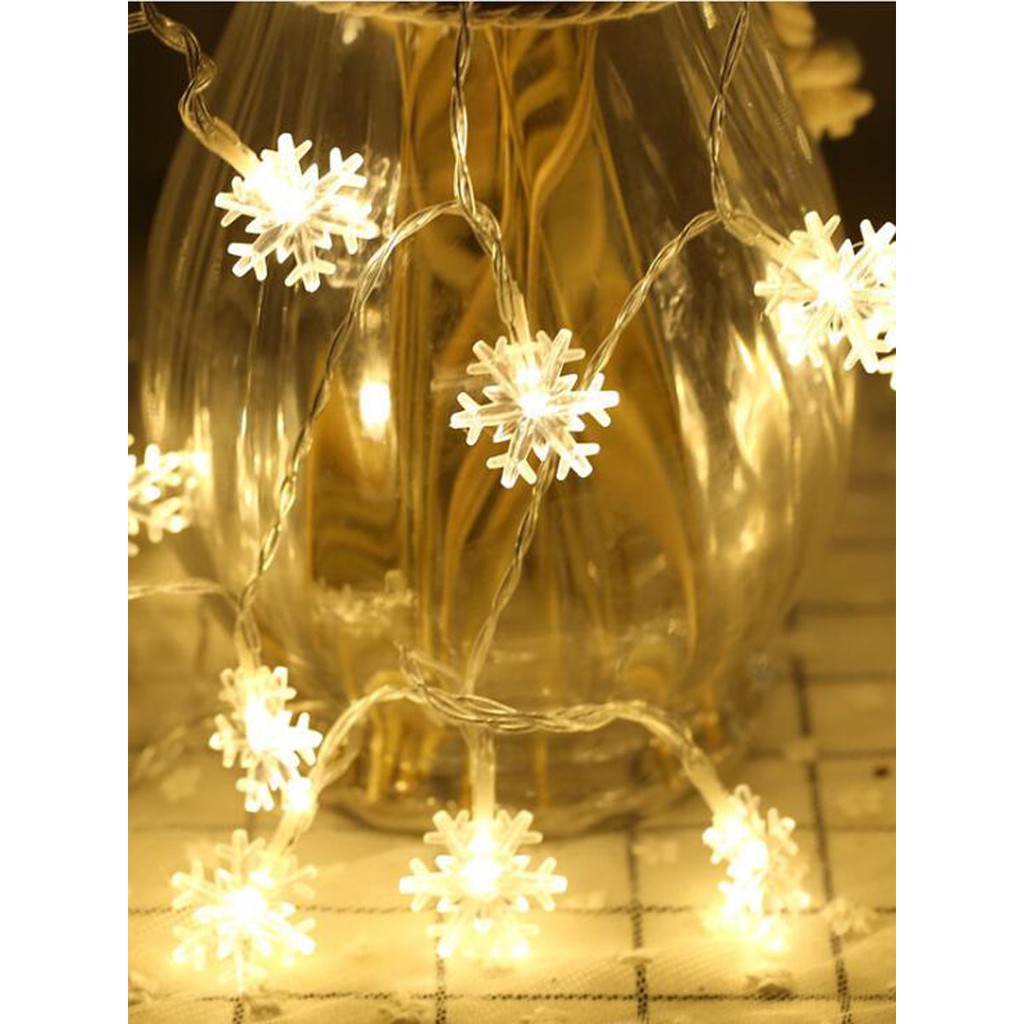 Lampu LED Model Salju Snow Dekorasi Lampu Hias Natal Tumblr