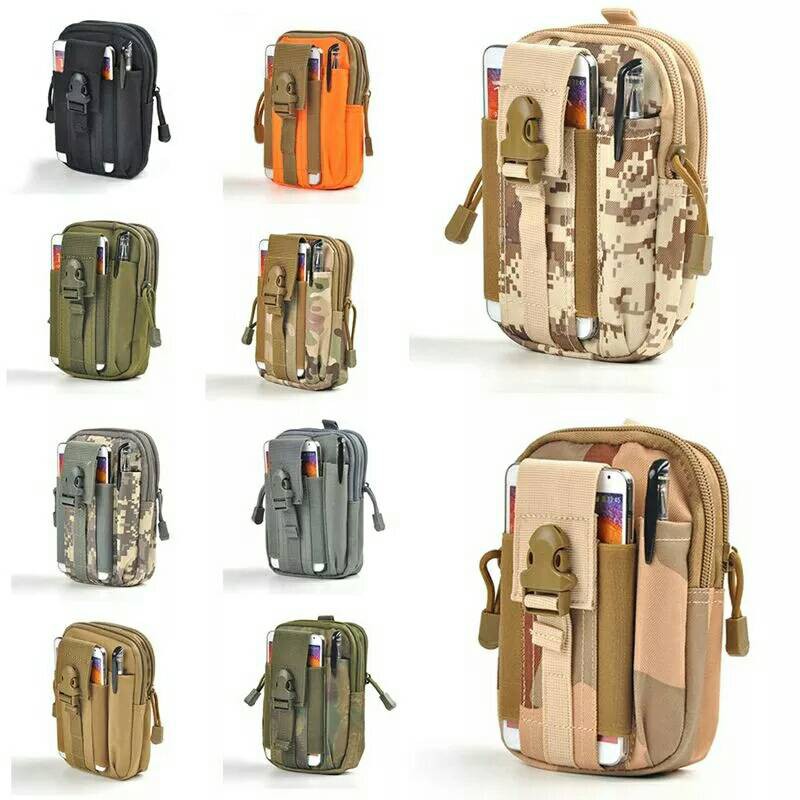 Tas pinggang import/aksesoris gadget/sarung hp/tas army/waist bag