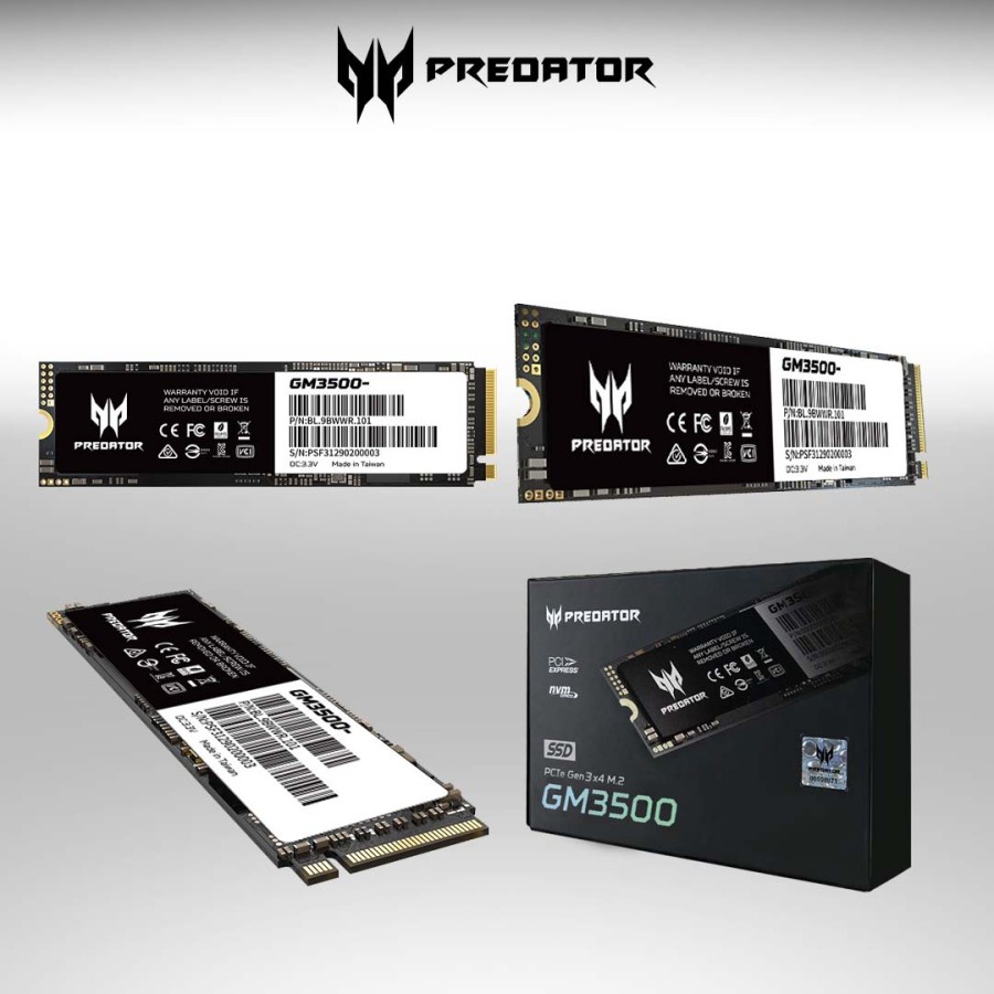 SSD ACER NVME PREDATOR GM3500 512GB RESMI