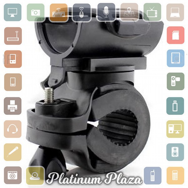 Bike Bracket Mount Holder for Flashlight - AB-2966 - Black`60VPMN-