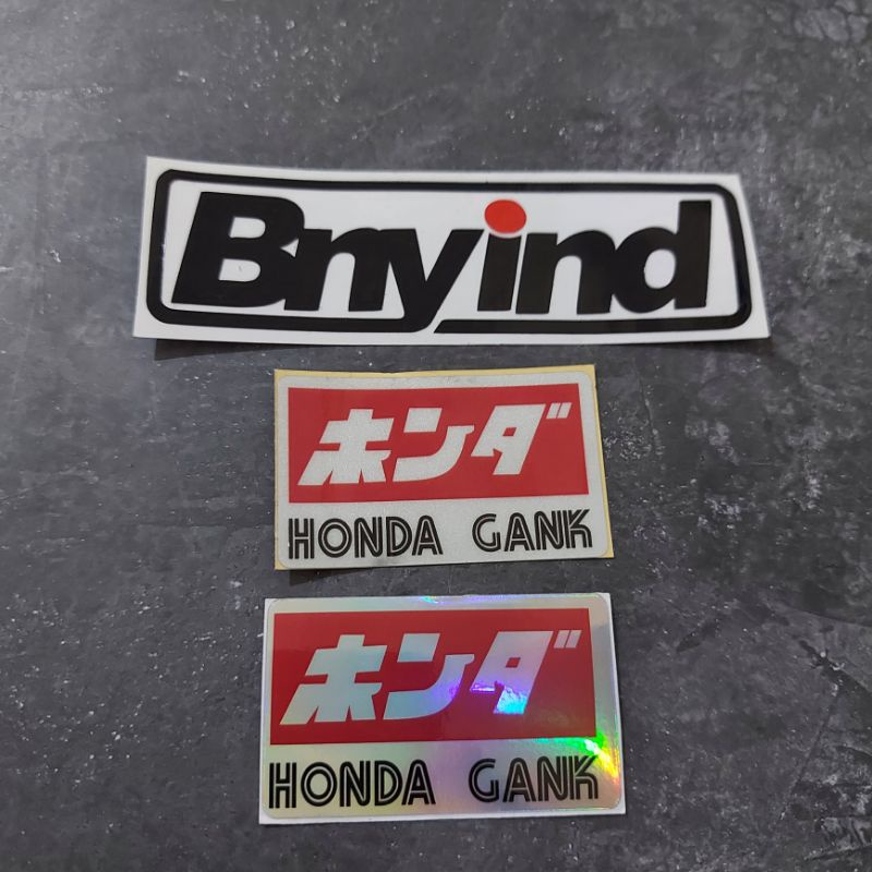 STICKER HONDA GANK PRINCUTT