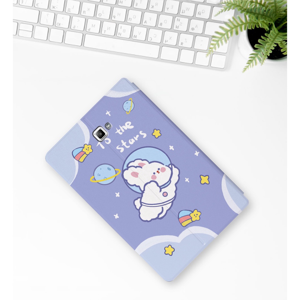 Flip Case Tablet Samsung Galaxy Tab A 10.1 (2016) SM-T580 SM-T585 Motif Kartun Anime