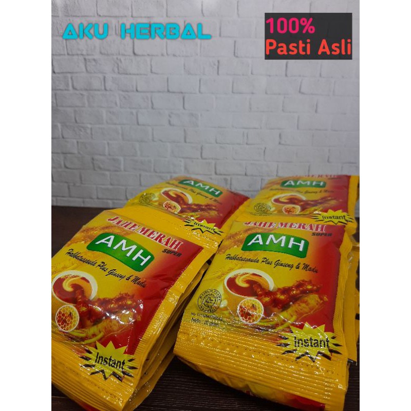 

AMH Jahe Merah Super Original Habbatussauda Gingseng