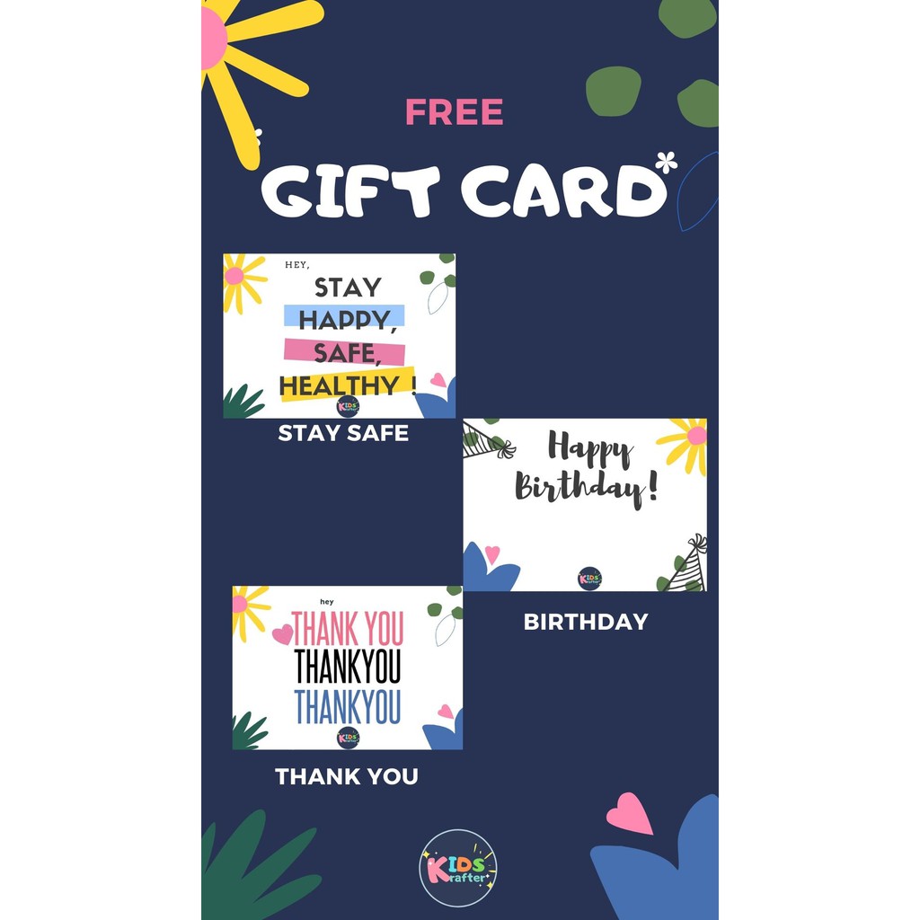 

KIDS KRAFTER - GIFT CARD/ KARTU UCAPAN