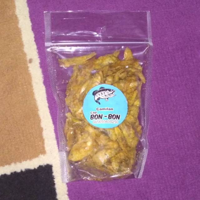 

CAMILAN IKAN KRISPI BISA UNTUK CAMILAN DAN LAUK MAKAN 150gr/pcs