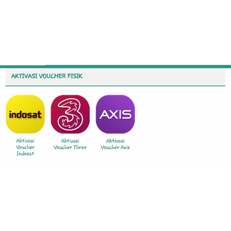 Aplikasi pulsa dan pembayaran