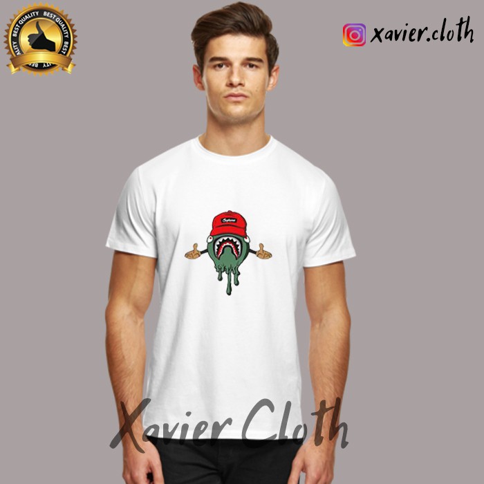 Premium Kaos Baju Tshirt bape supreme tshirt  - Tshirt Bape - Bape Hiu - Custom Kaos - Best Quality