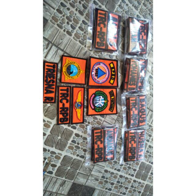 bordir timbul BPBD pontianak