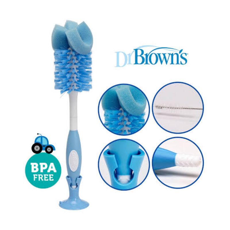 Dr Brown's Standard Bottle Brush - Dr Brown Sikat Botol Bayi - Dr.Brown Sikat Botol Baby