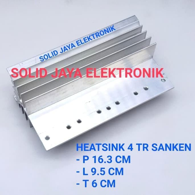 PENDINGIN HEATSINK 4 TR SANKEN TRANSISTOR FINAL SANKEN BOR MODEL Y