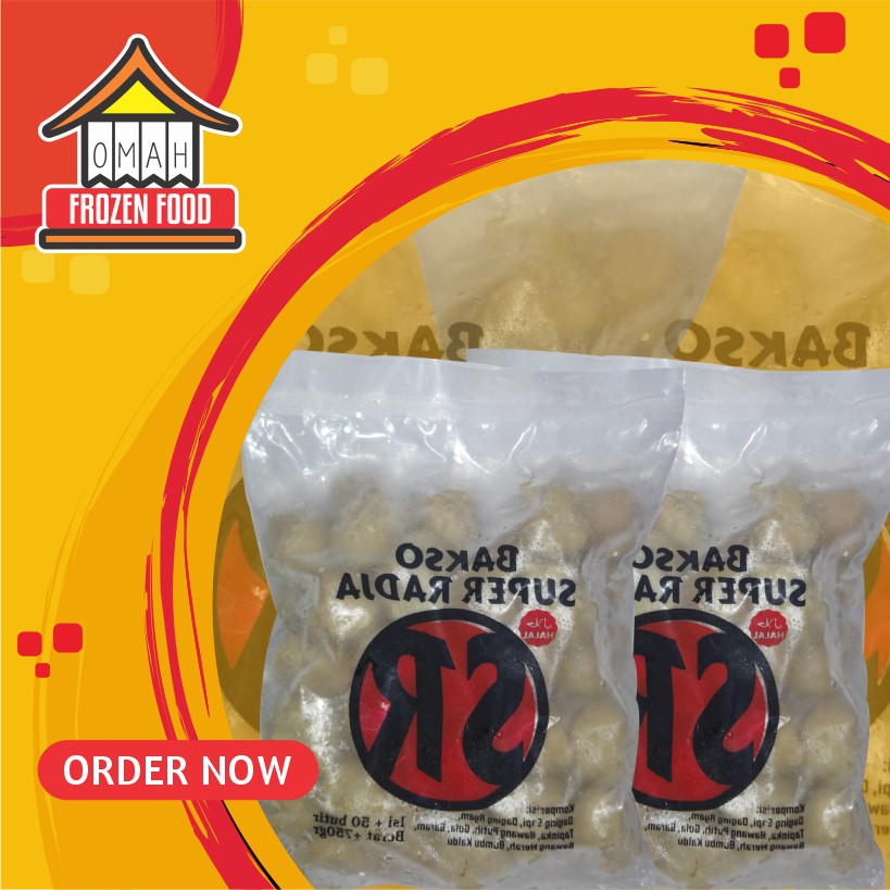 

Bakso Sapi Super Radja 750gr