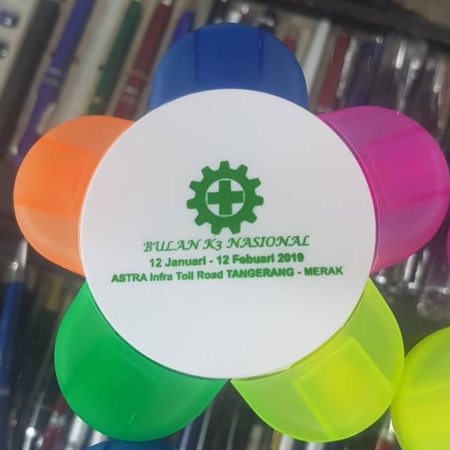 

Stabilo Lima Warna | Stabilo Promosi | Stabilo Souvenir | Pesan Stabilo Custom Logo | Jual Stabilo
