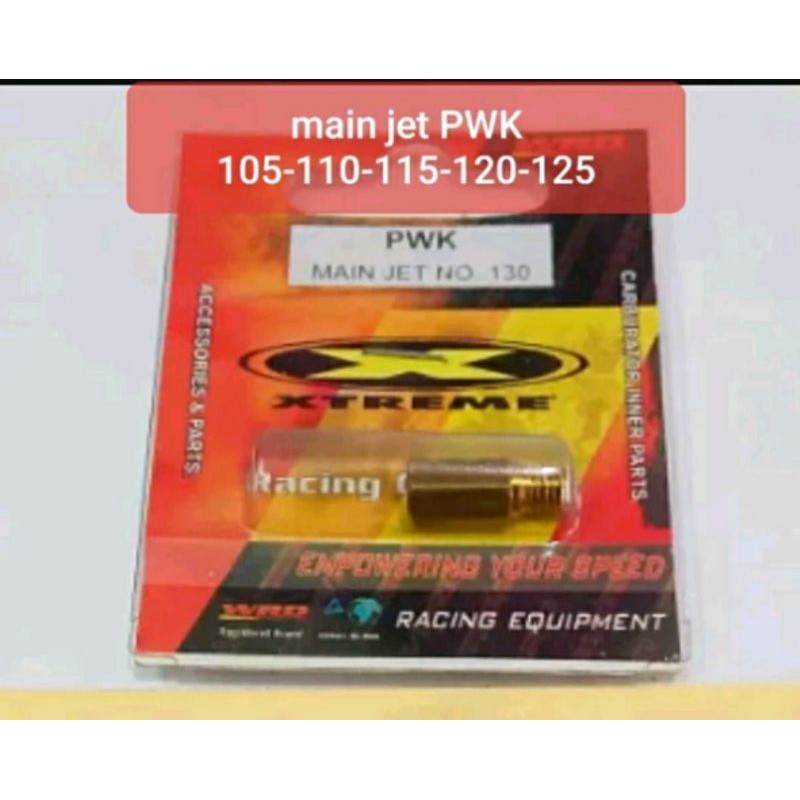 Main Jet MJ PWK - 105 - 110 - 115 - 120 - 125 -Spuyer Bensin Mainjet PWK by XTrim Xtreme Racing Ori