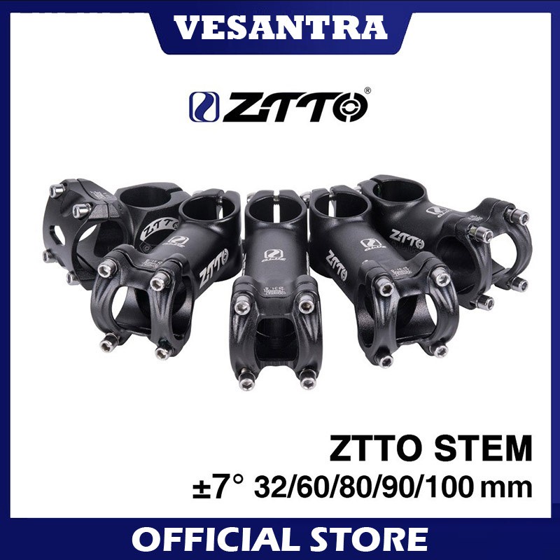 ZTTO Stem Sepeda MTB Roadbike OS Oversize 7 Derajat Hitam 32 - 100mm