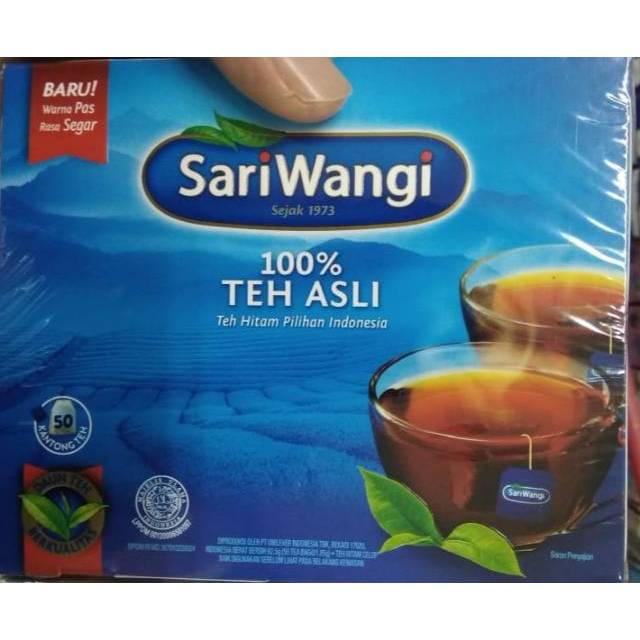 

Teh celup sariwangi isi 50 ready