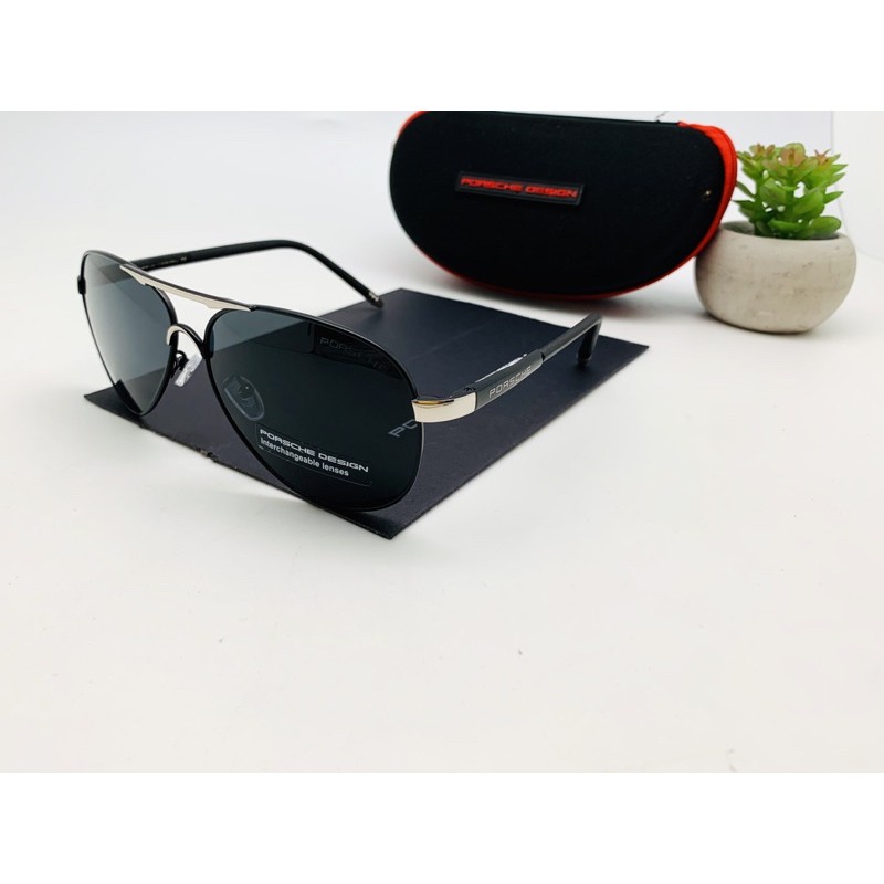 BISA COD || BEST SELLER KACA MATA PRIA PORSCHE DESIGN SUPER PREMIUM LENSA POLAROID FULLSET