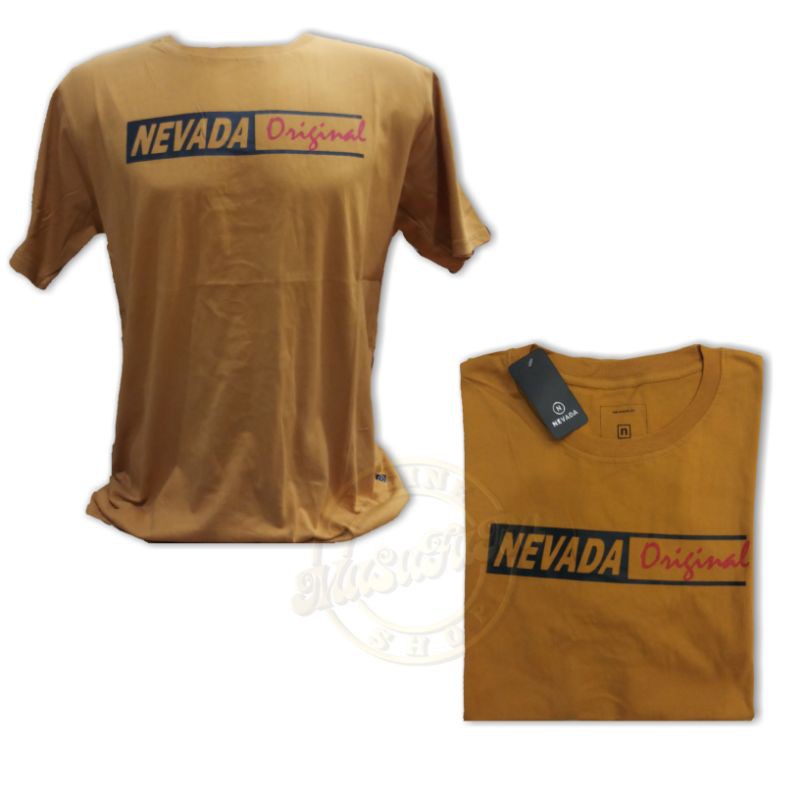 kaos nevada kuning kunyit