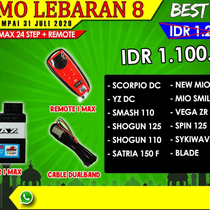 Promo CDI BRT Imax Super 24 Step Ninja 250 Karbu