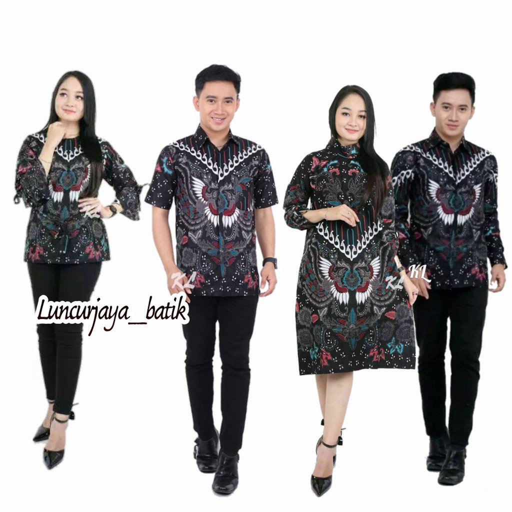 Maura Couple - Sania Ruffle Batik Couple