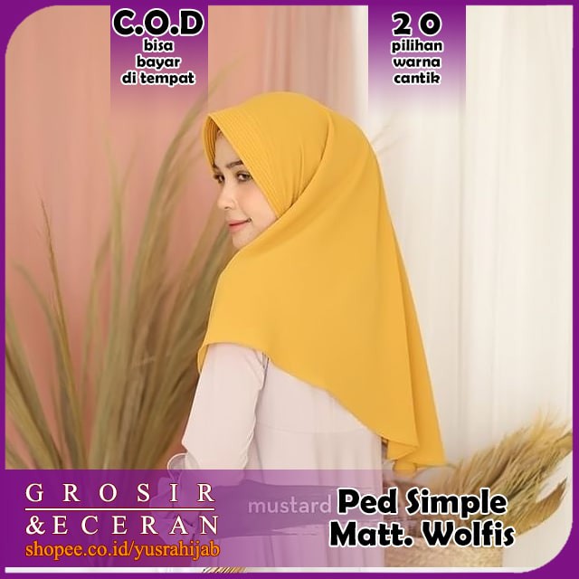 PROMO !!! Hijab Jilbab Instan Kerudung Polos Bergo Syria Basic Zaida Instant Murah Terbaru CVH-2
