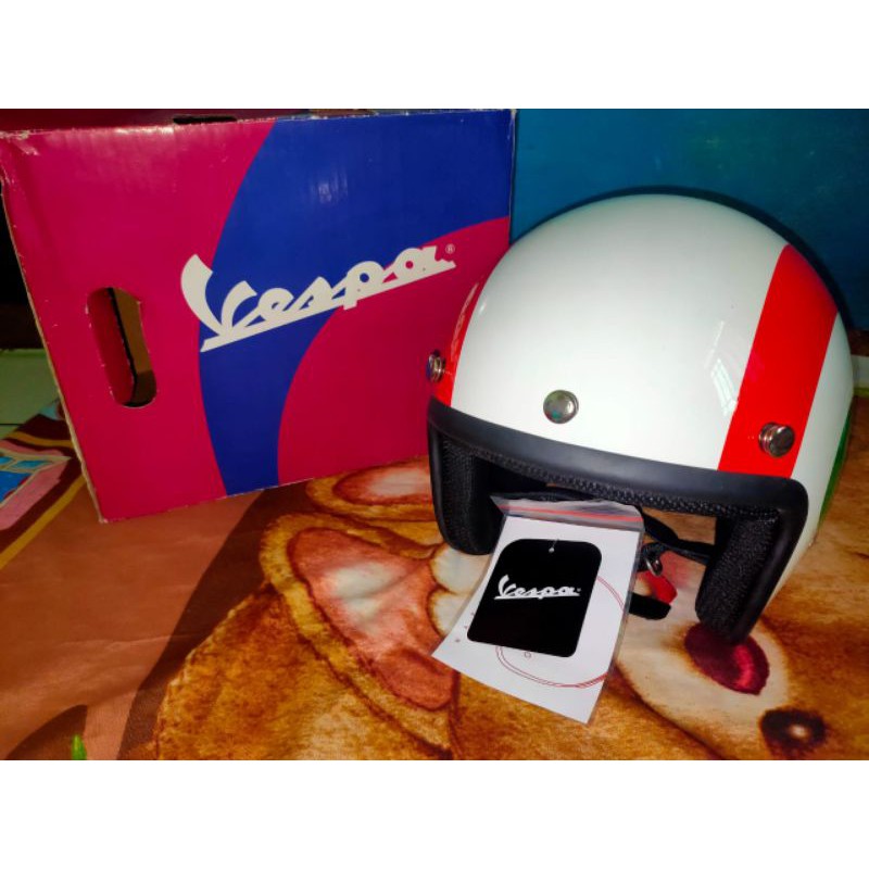 Helm Vespa Original Italy Flag XL