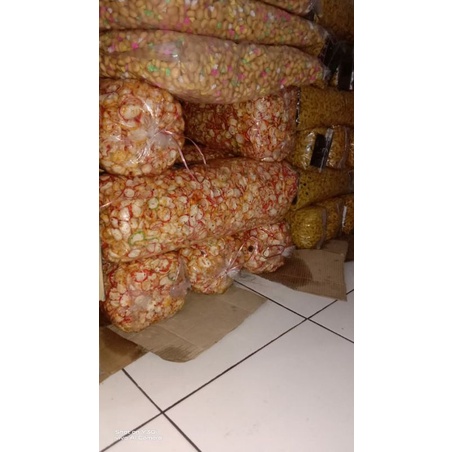 { COD } Kerupuk seblak pedas / kerupuk bantat pedas 500gr
