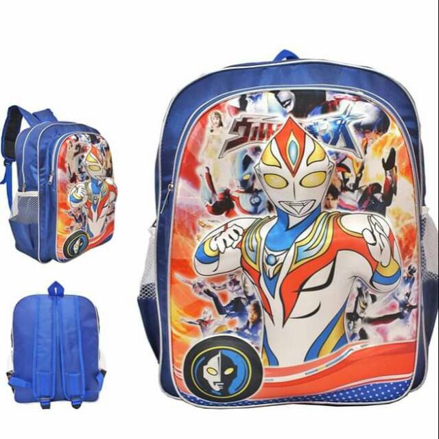 Tas ultraman 3D 2 varian warna terlaris