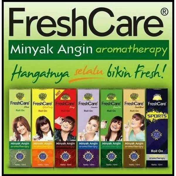 Fresh Care Aromatherapy Roll On | Minyak Angin FreshCare