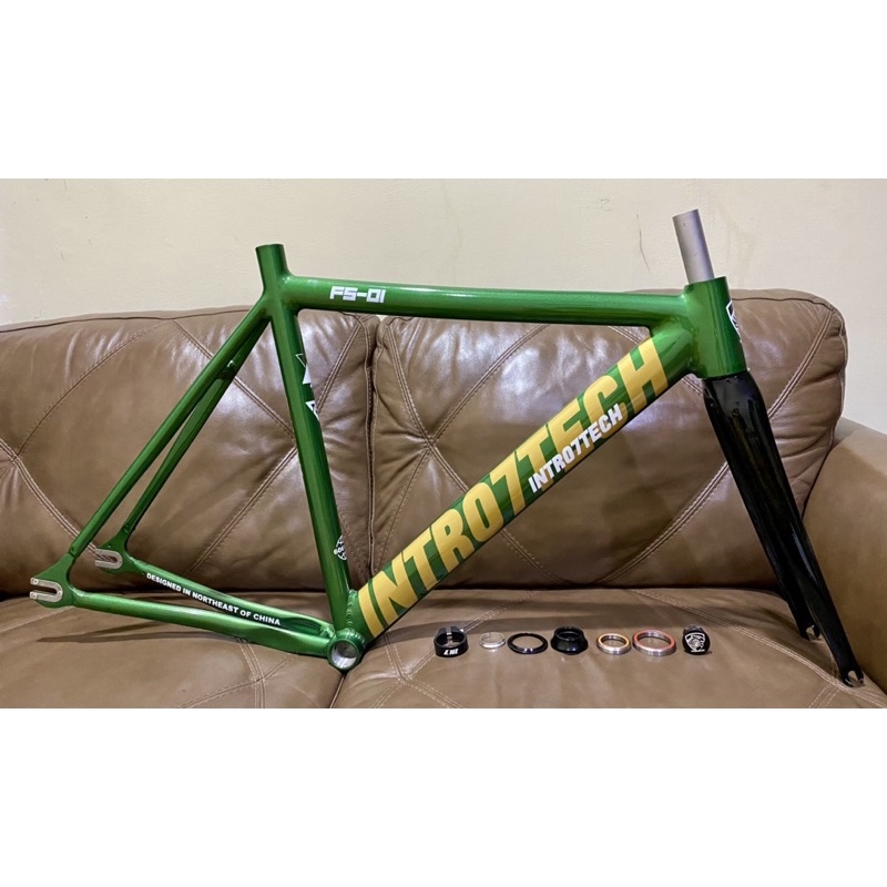 Frame Set Intro 7 Tech FS01 Warna Hijau